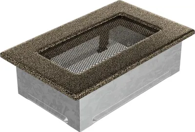 Obrázok produktu pre Vetracia krytňa 11x17 čierna a zlatá