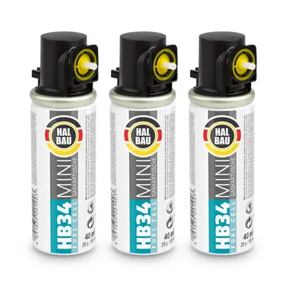 Produktbild von Ersatzkartusche 3 St. 20gr/40ml/80mm für Stiftnagler HALBAU HB34