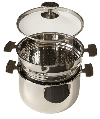 Reiskocher 16 cm, 1,8 l, Edelstahl 18/10, ofenfest bis 280 °C