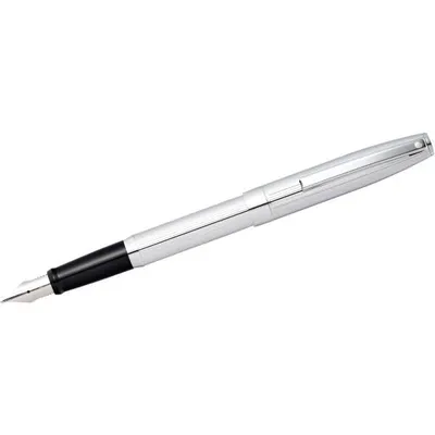 Produktbild von Sheaffer Sagaris Füllfederhalter F glanzchrom incl. Luxus Geschenkbox
