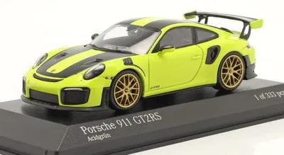 Produktbild von Minichamps 1:43 Porsche 911 (991 II) GT2 RS Weissach Package - acidgreen