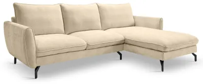Produktbild von Sofa "Palma" in beige Webstoff Ecksofa 5-Sitzer 259 x 167 cm