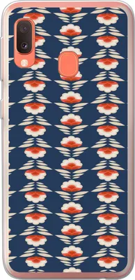 Produktbild von MuchoWow® Handyhülle Schutzhülle Hülle für Telefoonhoesje Samsung Galaxy A20e Muster - Abstrakt - Blumen Silikon Softcase Handy Hülle - Abdeckung