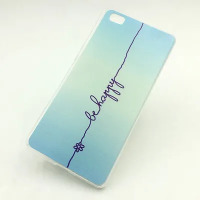 Produktbild von Handyhülle Schutzhülle für Huawei P8 Lite Case Cover Bumper Etuis Silikon Blau