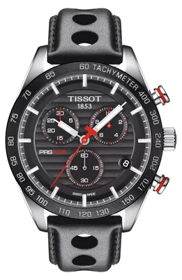 Image de Montre pour homme Tissot PRS 516 Chronographe 100.417.16.051.00, noire / argentée