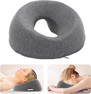 Immagine prodotto di Cuscino massaggiante per il viso, cuscino massaggiante a forma di U per il viso, cuscino massaggiante per il letto