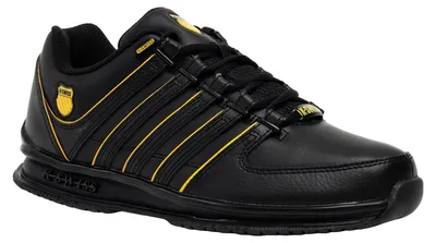 Produktbild von K-swiss RINZLER COURT STYLE Herren Schwarz Sneakers Echtleder (01235-071-M)