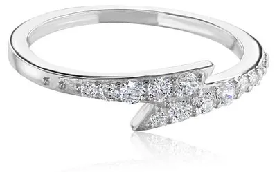 Produktbild von Harry Potter Sterling Silber Blitzring mit Kristallelementen Medium (M)