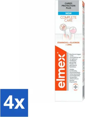 Produktbild von Elmex - Zahnpasta - Kariesschutz Plus - Komplettpflege - 75 ml - Vorteilspack - 4 Stücke