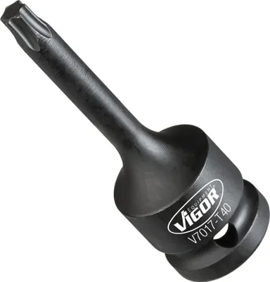 Produktbild von VIGOR Schlagschrauber Schraubendrehereinsatz V7017-T40 1/2" T Profil SW T40