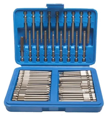 Zdjęcie produktu dla Zestaw wierteł do wkrętaków, wszechstronne bity Torx i sześciokątne, trwały materiał stalowy, 36 sztuk