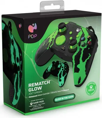 Immagine prodotto di PDP Controller kabelgebunden Rematch Green      Glow  Xbox
