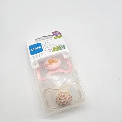 Produktbild von MAM Schnuller Air Silikon 'Katze / Herzen' 2er Set