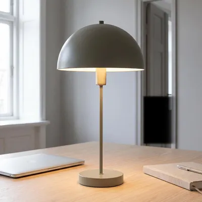 Obrázek produktu pro Lampa Pilz zelená kovová 46,2 cm Bauhaus stolní lampa psací stůl E14 noční lampa ložnice