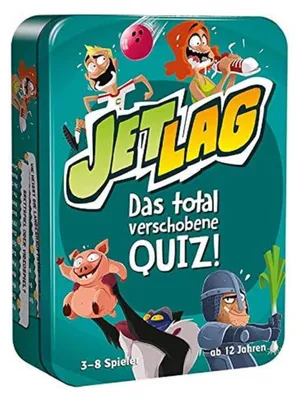 Produktbild von Cocktail Games - Kartenspiel - Jetlag Quizspiel Partyspiel