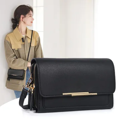 Produktbild von Umhängetasche Klein Damen Handy Umhängetasche, Handytasche zum Umhängen, Crossbody Schultertasche mit Kartenschlitz Verstellbar Schultergurt