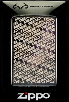 Produktbild von Zippo Feuerzeug RealTree Chrom Windproof