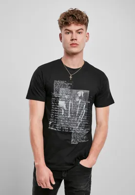 Zdjęcie produktu dla Męska koszulka Mr. Tee Tupac Lyrics Tee, czarna – XS