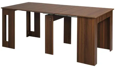 Obrázok produktu pre Rozťahovací jedálenský stôl s kolieskami | Farba: biela | Rozmery: 85 x 180 x 75 cm