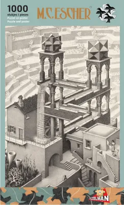 Obrázok produktu pre Puzzelmanov vodopád - M.C. Escher (1000)