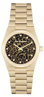 Image de The Kooples Montre Leopard Gold - Black