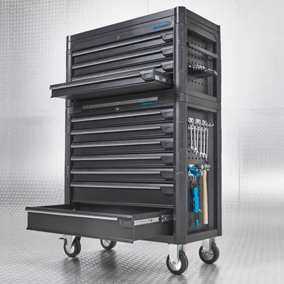 Produktbild von Werkzeugwagen im Set mit 11 Schubladen - 100 cm