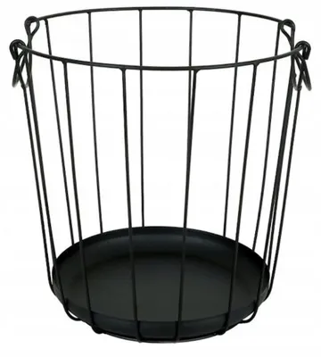 Produktbild von Metallkorb – Schwarz – 38 x 38 cm