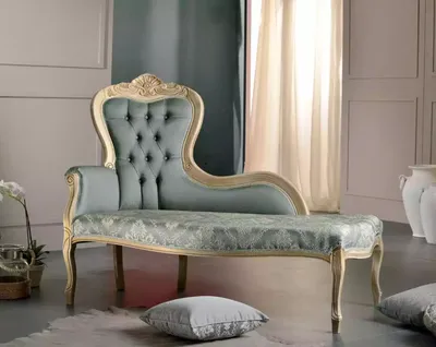 Obrázek produktu pro nábytek chaise longue obývací pokoj klasický design textilní čalounění