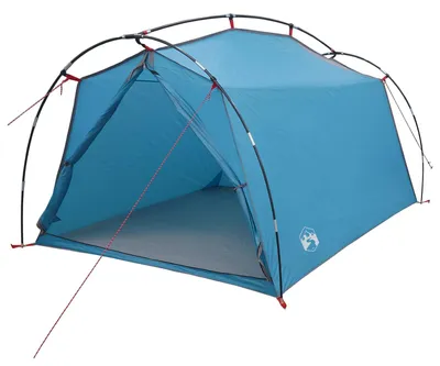Produktbild von vidaXL Tunnelzelt Blau 2-Personen 185T Polyester mit PolyurethanBeschichtung