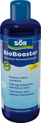 Produktbild von Söll BioBooster 500 ml, biologischer Teichwasseraufbereiter, reduziert Nitrit und Nitrat im Gartenteich