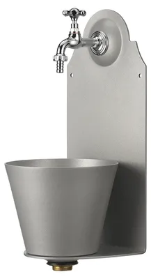 Immagine prodotto di Fontana a Parete da Giardino con Rubinetto Belfer 42/PR Alluminio