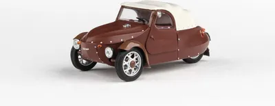 Image de Velorex 16/350 (1966) - Marron/Gris clair/Marron ABREX 1:43