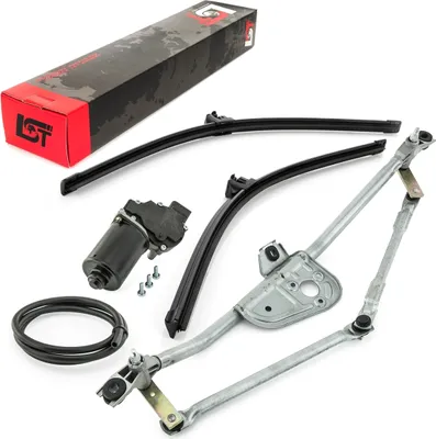 Produktbild von Wischergestänge mit Motor 1m Schlauch Wischer vorne für Audi A6 4B C5 2001-2005