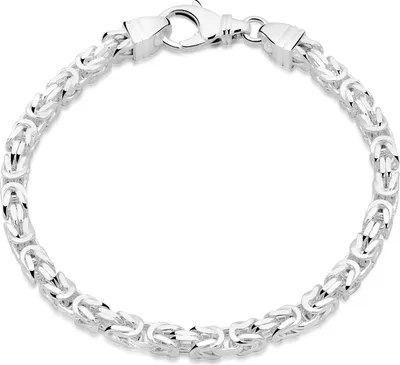 Immagine prodotto di Bracciale Tony Fein king 4mm argento 925 lucidissimo diamantato donna uomo 19 cm