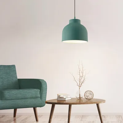 Produktbild von Pendelleuchte 1-flammig HxØ 120x32,5 cm türkis