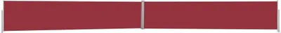 Produktbild von The Living Store Ausziehbare Seitenmarkise 140x1200 cm Rot