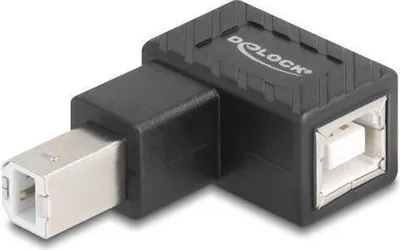 Zdjęcie produktu dla DeLOCK 67204, USB Type-B, USB Type-B, Czarny