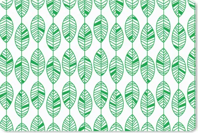 Produktbild von MuchoWow® Schreibtischunterlage Muster - Blatt - Grün 60x40 cm - XXL Mauspad - Großes Mauspad