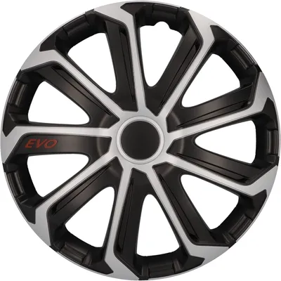 Produktbild von cartrend Radkappen Evo, 16 Zoll, für alle gängigen Stahlfelgen, aus Spezial-ABS-
