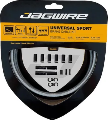 Produktbild von Jagwire Bremszugset Universal Sport Standardlänge Sterling-Silber - reibungsa...