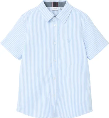 Zdjęcie produktu dla Koszula z krótkim rękawem z kołnierzykiem typu button-down i logo |