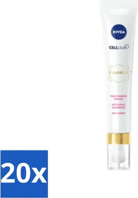 Produktbild von NIVEA - Augencreme - CELLular LUMINOUS630 - Gegen Augenringe, Tränensäcke & Fältchen - Für jeden Hauttyp - Mit Hyaluronsäure & Koffein - 15 ml - Vorteilspack - 20 Stücke