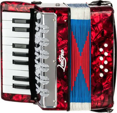 Zdjęcie produktu dla Latone AccordiStar Akordeon klawiszowy Red