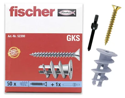 Produktbild von Fischer 052390, Pozidriv, PZ2, 2,2 cm, 4,5 mm, 1,3 cm, 50 Stück(e)