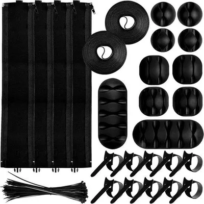 Produktbild von Kabelmanagement Set Büro Nylon Kabelbinder 100 Stück
