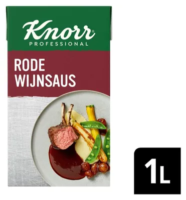Produktbild von Knorr Rote Weinsauce flüssig 1000 ml – aromatische Sauce für Fleischgerichte