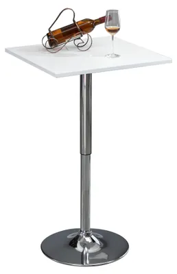 Produktbild von HOMCOM Bartisch Höhenverstellbar Stehtisch mit Drehbar Tischplatte für Esszimmer