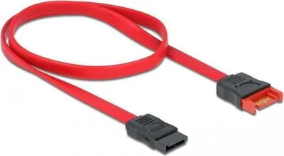 Produktbild von Schnittstellenkabel SATA III Delock 83954, Verlngerung. 0,50 m, Rot