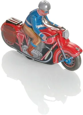 Productafbeelding van Metalen Motor - Tin Model - Decoratie Display - Handgemaakt Design - 135 cm Lengte - Zwart