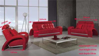 Produktbild von Sofagarnitur 3+2+1 Sitzer Sofa Couch Garnituren Leder Sofas Polster Stoff Textil